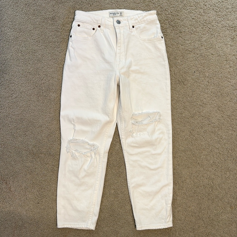 The mom high rise jeans